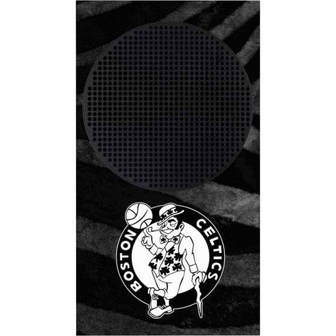 NBA Boston Celtics Black Animal Print Xbox Series S Console Skin